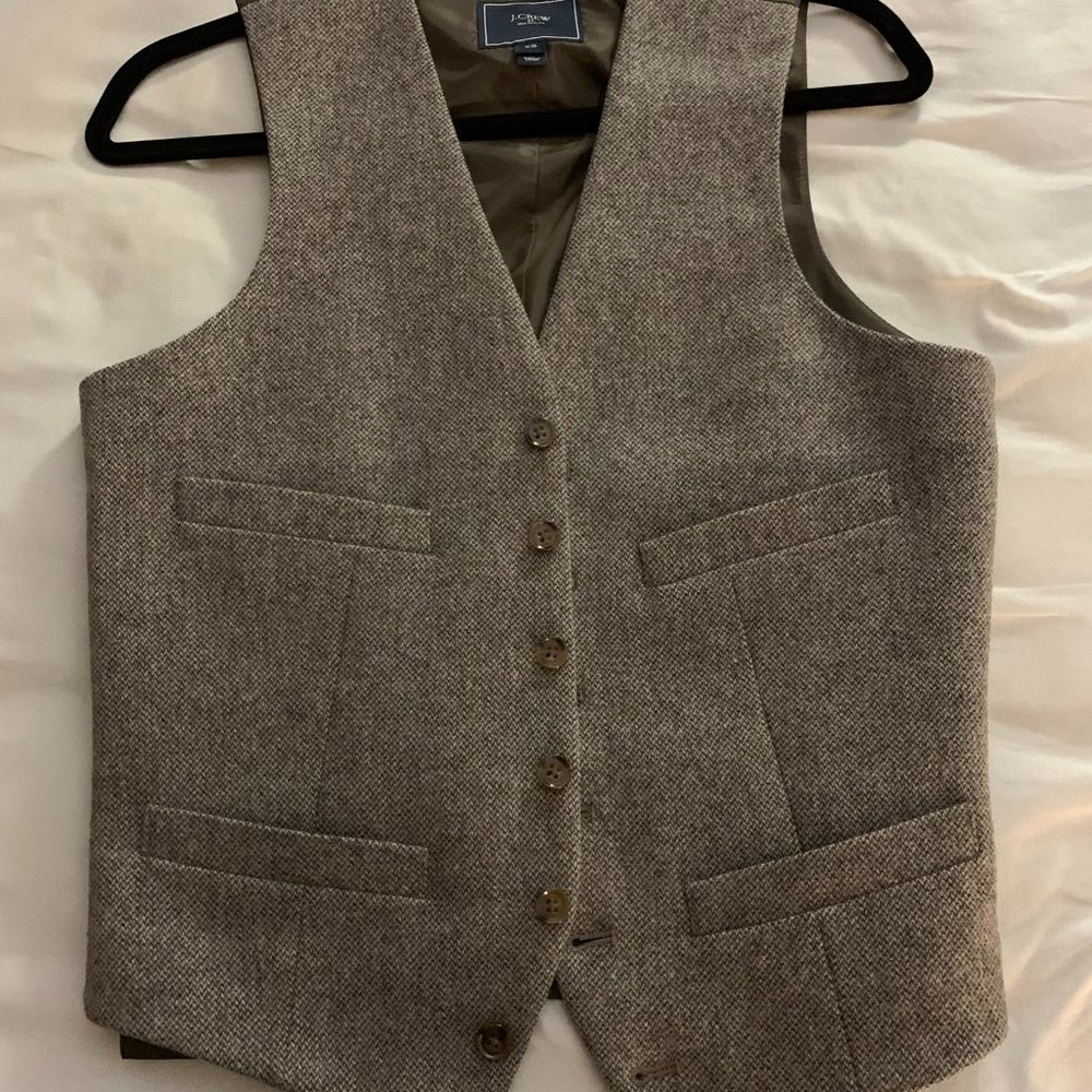 J.CREW SUIT VEST | XS